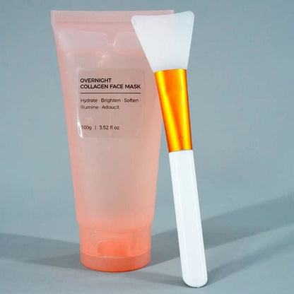 🌙 Masque Visage Collagène de Nuit – Hydratation, Éclat & Fermeté